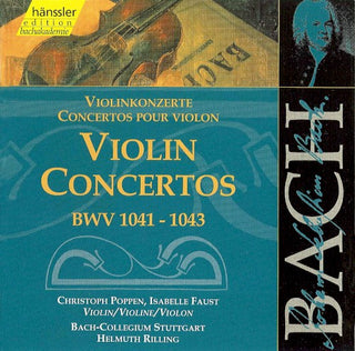 Bach / Poppen / Faust / Rilling- Violin Concertos 125 Bwv 1041-1043