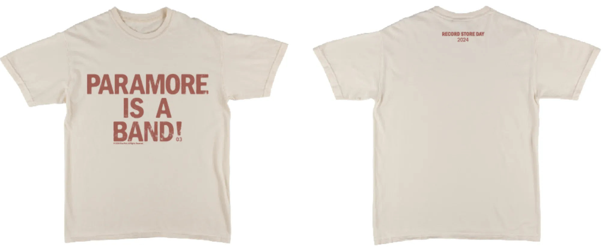 Paramore RSD'24 T-Shirt/Poster Bundle (PREORDER)