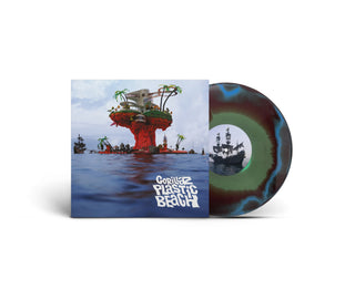 Gorillaz- Plastic Beach (Brick & Mortar Exclusive, Limited Blue, Green & Orange, Half-speed Mastered Vinyl) (PREORDER)