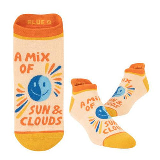 A Mix Of Sun & Clouds - Sneaker Socks