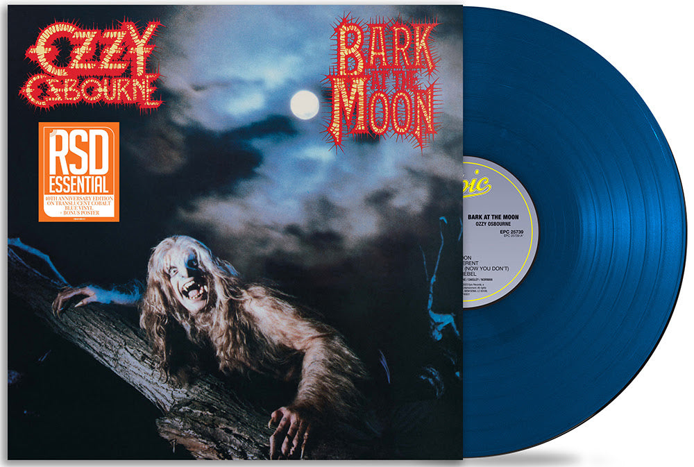 Ozzy Osbourne- Bark At The Moon (RSD Essential Translucent Cobalt Blue Vinyl)