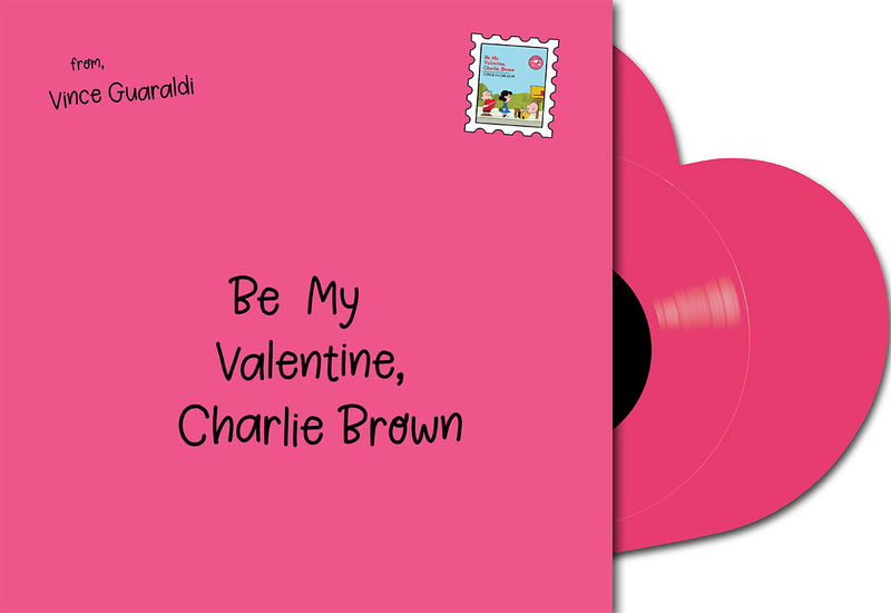 Vince Guaraldi- Be My Valentine, Charlie Brown (RSD Essential 12" EP Heart Shaped Pink Vinyl) (PREORDER)