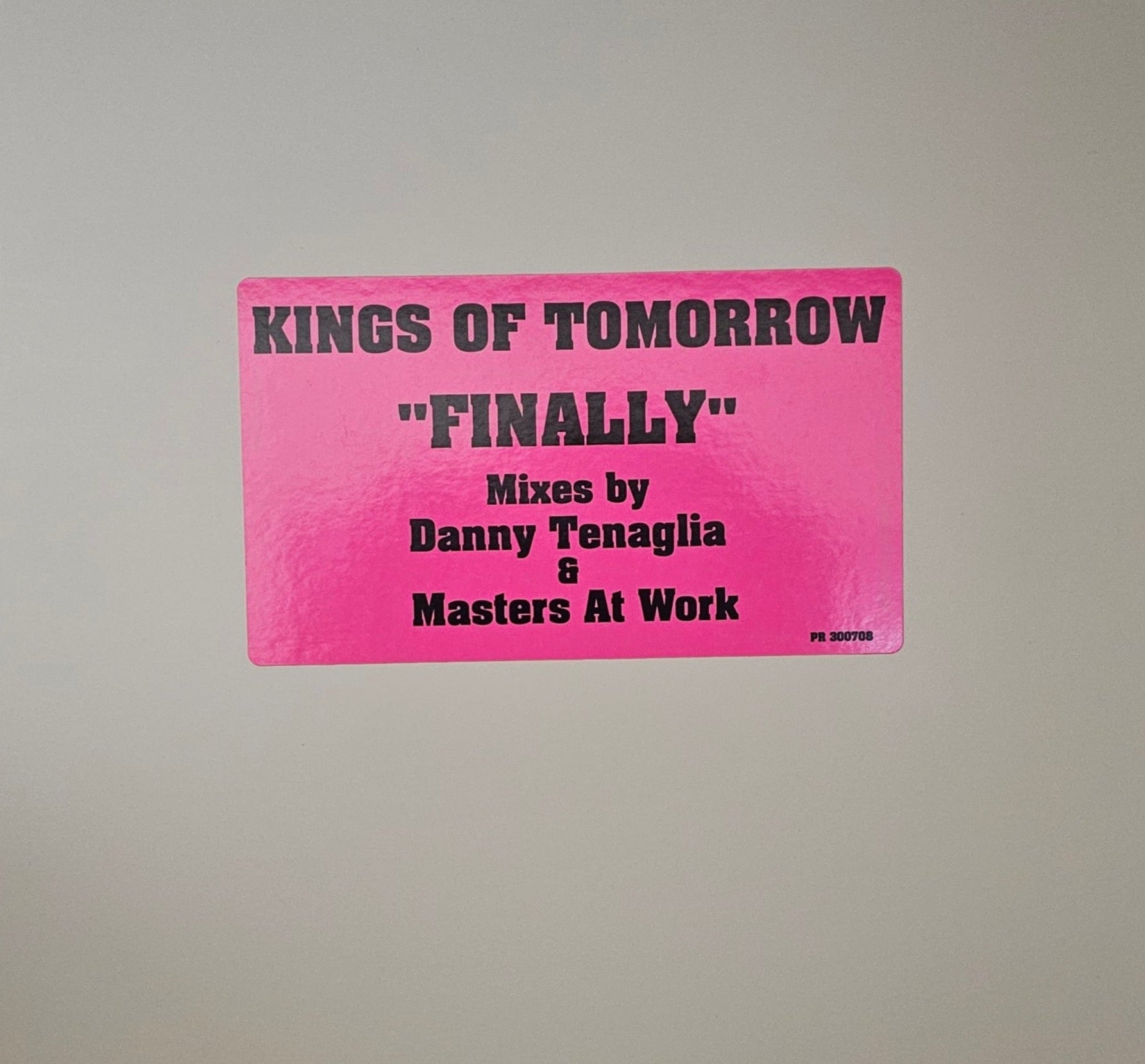 Kings Of Tomorrow- Finally (12”)(Promo)