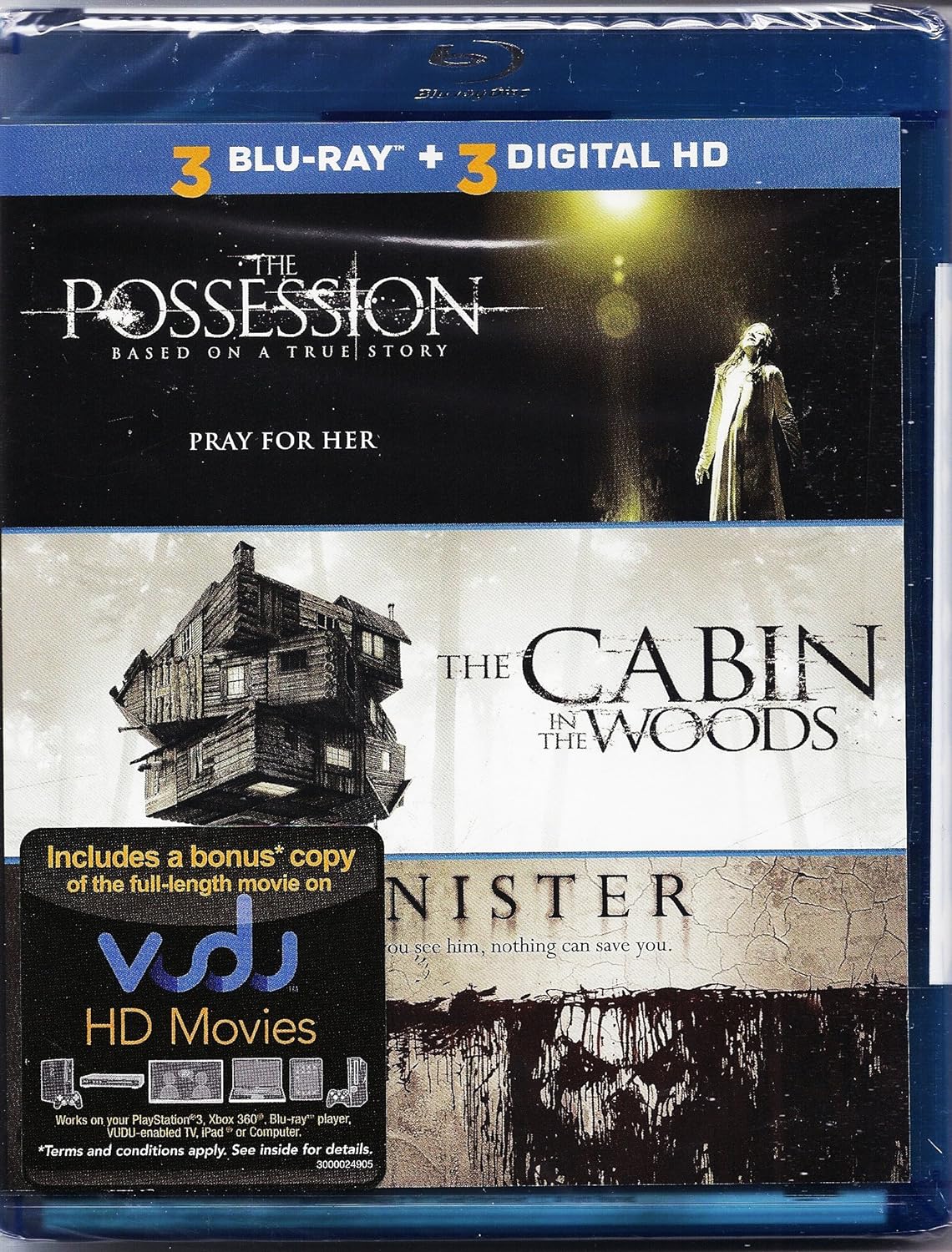 The Posession/ Cabin In The Woods/ Sinister