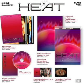 (G)I-Dle- Heat (Flare Ver.) (PREORDER)