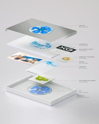 XG- New DNA (G Version) - incl. 78pg Photobook, Lyrics Paper, Tattoo Sticker + Trading Card (PREORDER)