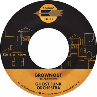 Ghost Funk Orchestra- Brownout / Boneyard Baile - Fire Red