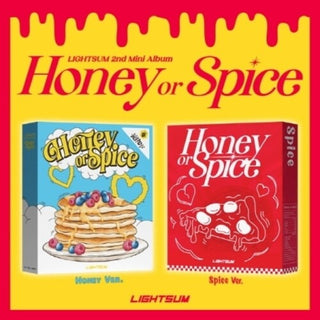 Honey Or Spice - inc. 64pg Booklet, 28pg Mini-Photobook, Lyric Paper, Photocard, Folding Photocard + Frame, 3 Graphic Stickers, Portrait Sticker + Mini-Poster