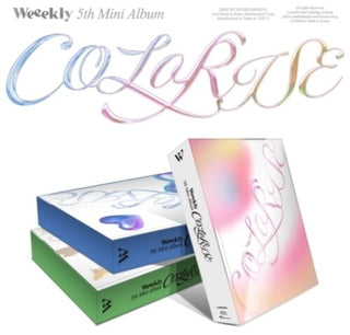 Weeekly- Colorise - Random Cover - incl. 96pg Photobook, Envelope, 2 Photocards, Special Photocard, Accordion Photo, Folded Poster, 6-Cut Photo, Pallet Card + Coloring Card