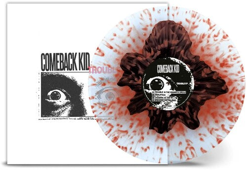 Comeback Kid- Trouble EP - Clear/Black Yolk W Red Splatter (PREORDER)