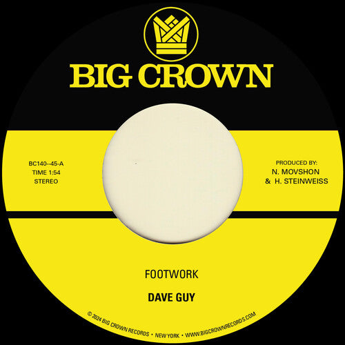 Dave Guy- Footwork B/W Morning Glory (PREORDER)
