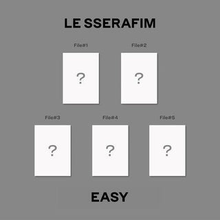 Le Sserafim- 3rd Mini Album 'EASY' (Compact Ver.)