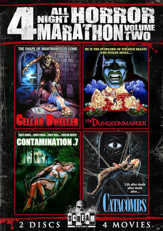 Scream Factory All Night Horror Marathon Volume Two (The Dungeonmaster/Cellar Dweller/Contamination.7/Catacombs)