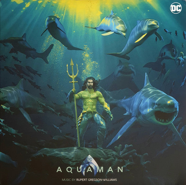 Aquaman Soundtrack (1X Translucent Green W/ Splatter, 1X Translucent Yellow W/ Splatter, 1X Translucent Blue W/Splatter) (Sealed)
