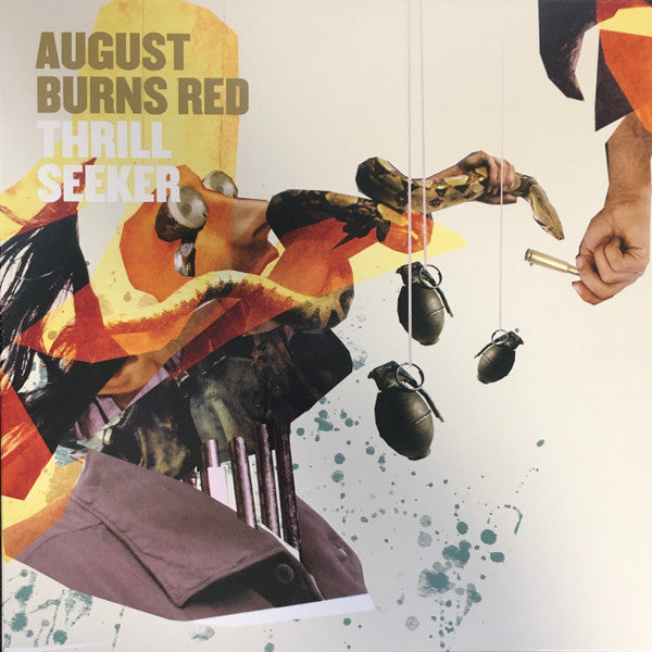 August Burns Red- Thrill Seeker (Clear W/ Yellow & Black Splatter) (Sealed)