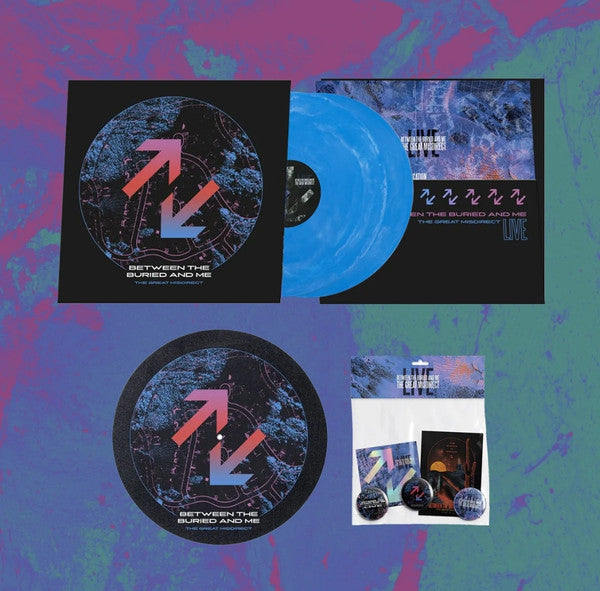 Between The Buried And Me- The Great Misdirect: Live (Blue)(Numbered)(Screen Print Sleeve Cover w/ Slipmat)(Sealed)