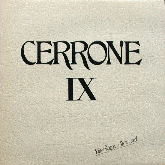 Cerrone- Cerrone IX (French Pressing)