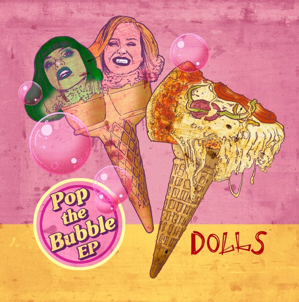 Dolls- Pop The Bubble EP (Pink & Blue Swirl)