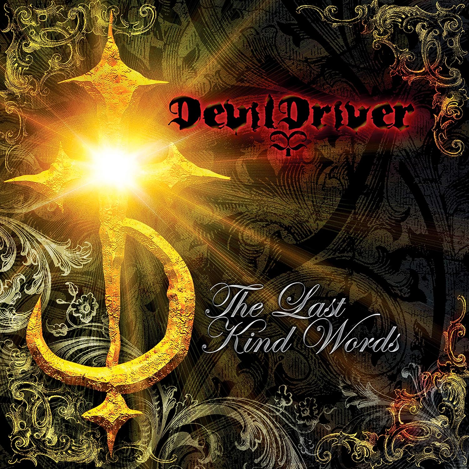 DevilDriver- The Last Kind Words (Yellow & Gold Split W/ Green Splatter)