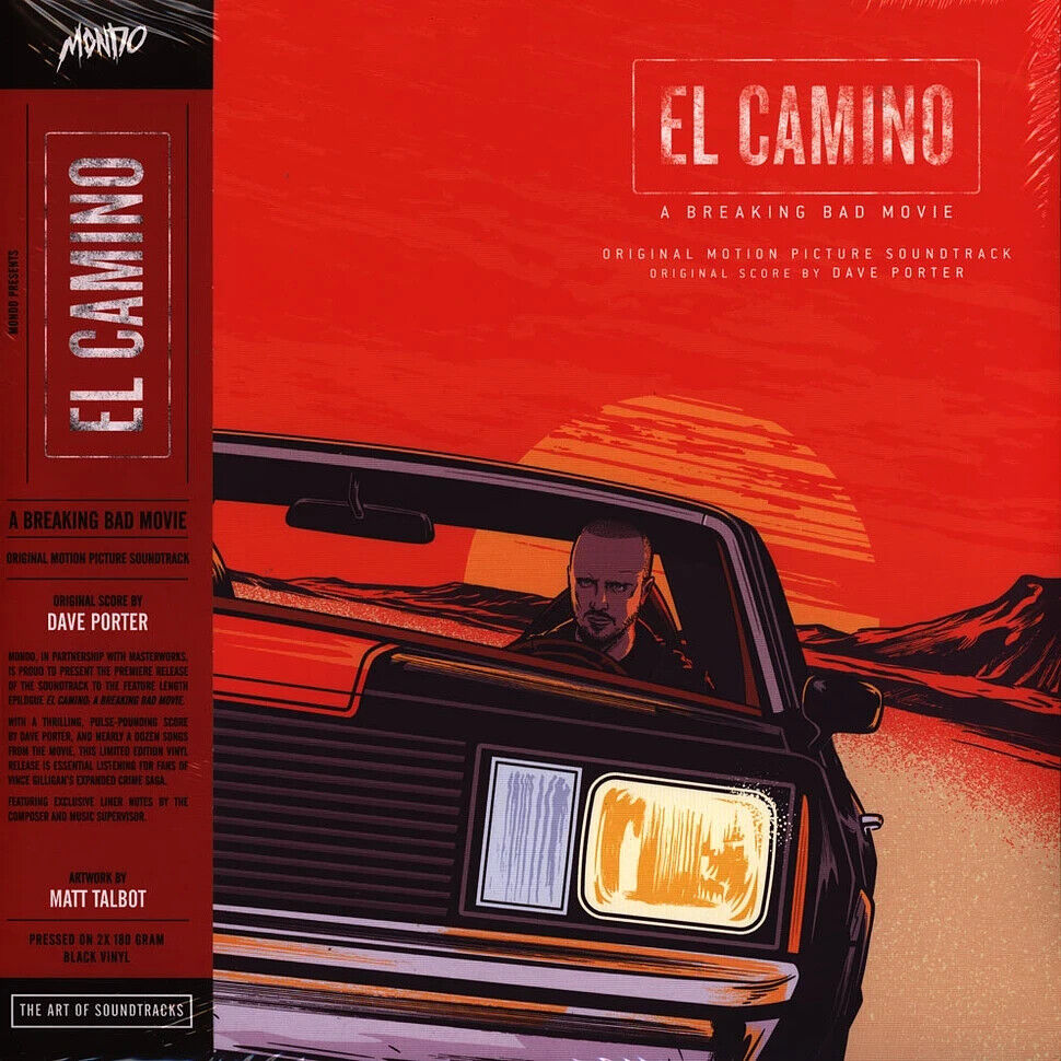 El Camino Soundtrack (1xOrange w/ White Splatter/1xBlue w/ Orange Splatter)(Sealed)