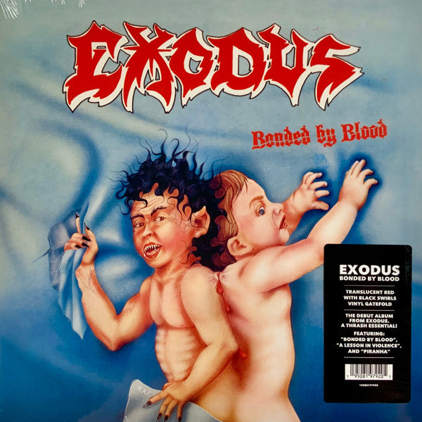 Exodus- Bonded By Blood (Translucent Red W/ Black Swirl) (Sealed)