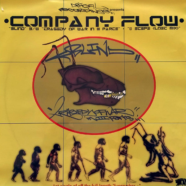 Company Flow- Blind/ Tragedy Of War In III Parts/ 8 Steps (Lost Mix (12”)