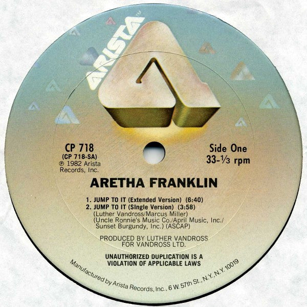 Aretha Franklin- Jump To It (12”)