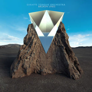 Giraffe Tongue Orchestra- Broken Lines (Blue/ White Marbled)