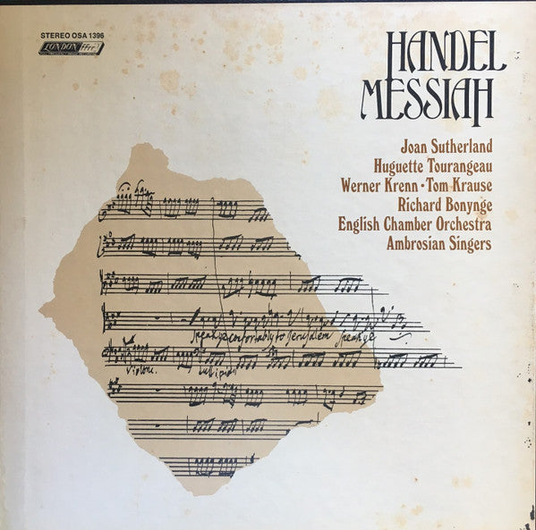 Handel- Messiah (Richard Bonynge, Conductor)
