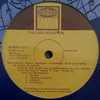 Thelma Houston- Saturday Night, Sunday Morning