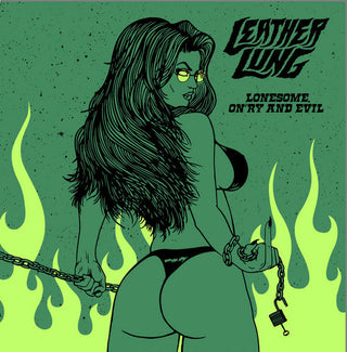 Leather Lung- Lonesome On'ry And Evil (Half and Half Clear/Yellow W/ Green Splatter)