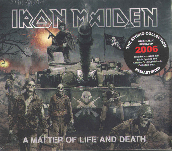 Iron Maiden- A Matter Of Life And Death (W/ Eddie Figurine & Collector's Patch)