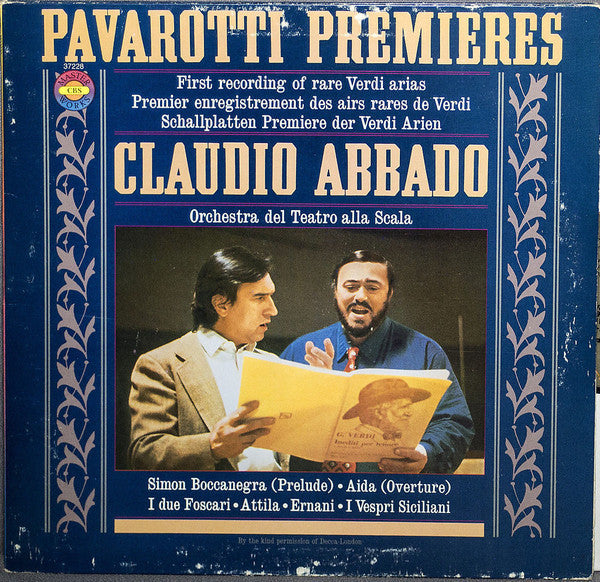 Pavarotti- Pavarotti Premieres (Claudio Abbado, Conductor)