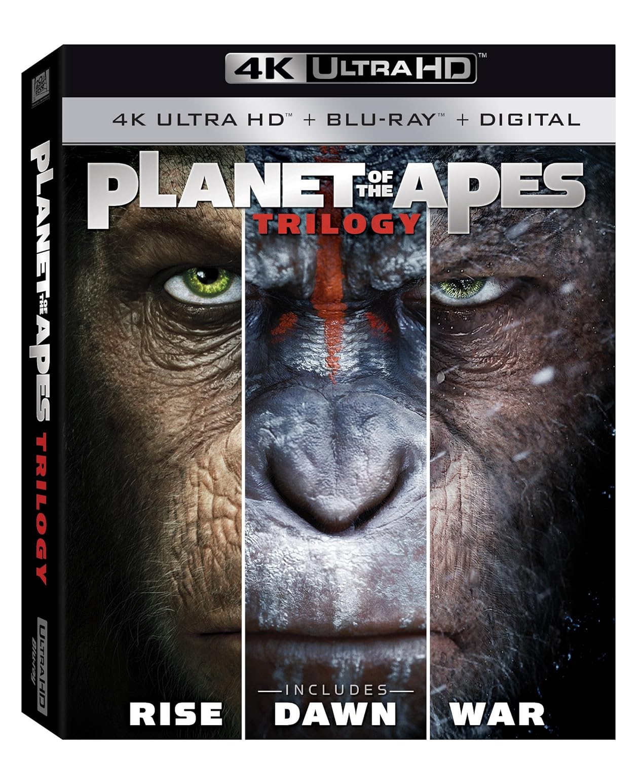 Planet Of The Apes Trilogy (4K)