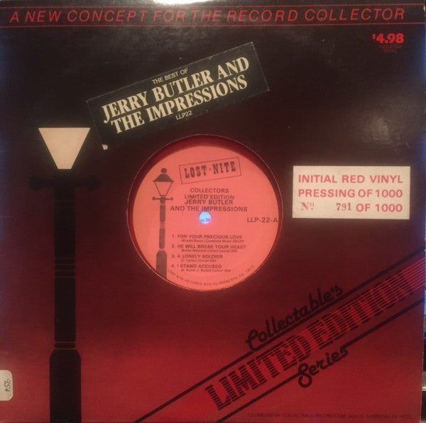 Jerry Butler and the Impressions- The Best of Jerry Butler and the Impressions (10" Red Vinyl)