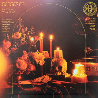 Senses Fail- Hell Is In Your Head (Brown & Gold A Side/ B Side W/ Heavy Black Splatter)
