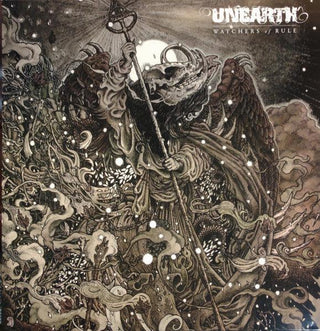 Unearth- Watchers Of Rule (Green Neon W/ Gold Splatter)