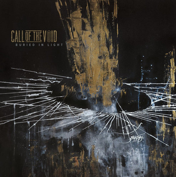 Call Of The Void- Buried In The Light (Swamp Green W/ Heavy, Metallic Gold, White & Baby Blue Splatter)