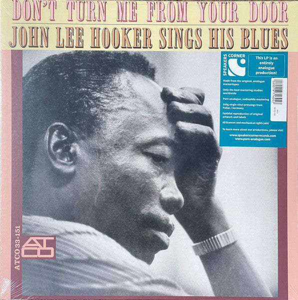 John Lee Hooker- Don't Turn Me From Your Door (2020 Speakers Corner Reissue) - Darkside Records