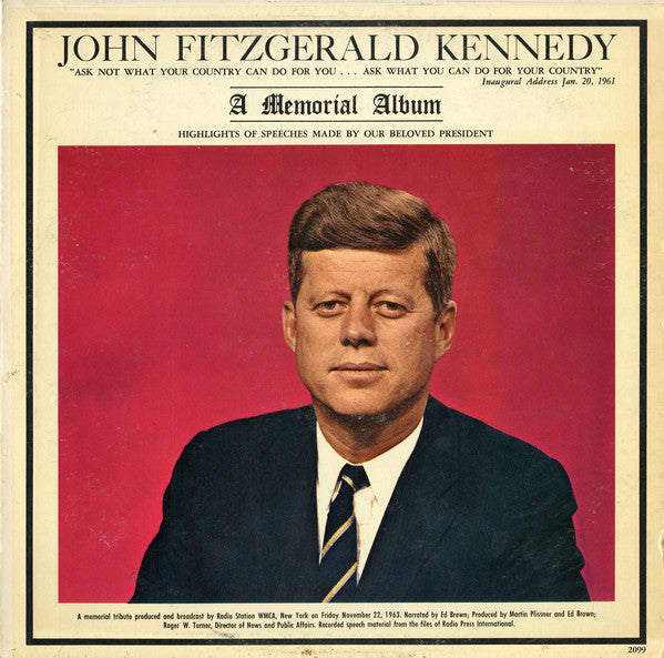 John F. Kennedy- A Memorial Album - DarksideRecords