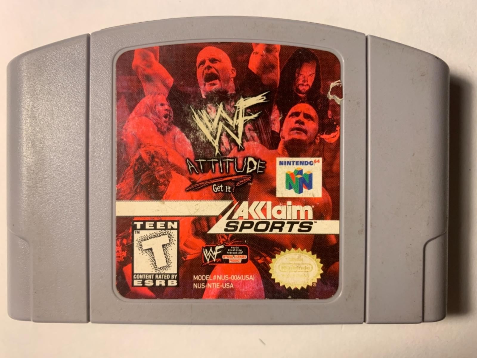 WWF Attitude (CARTRIDGE ONLY) - Darkside Records
