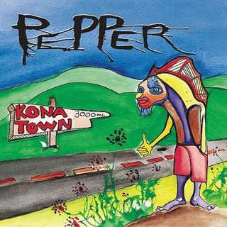 Pepper- Kona Town (Green/Red/Yellow Striped Vinyl) - Darkside Records