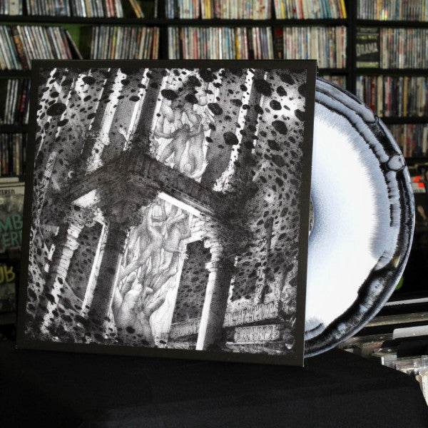Bedsore / Mortal Incarnation- Bedsore / Mortal Incarnation (Black/Silver/White Merge) - Darkside Records