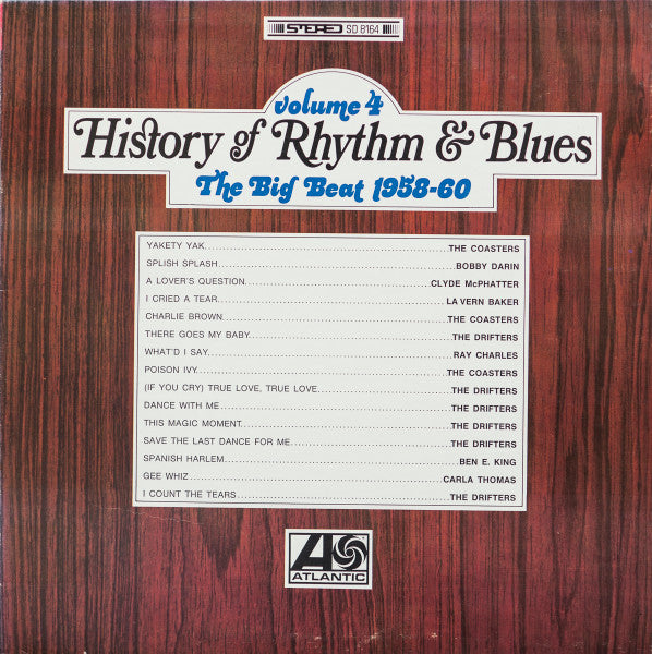 Various- History Of Rhythm & Blues Volume 4: The Big Beat 1958-60 (Sealed)