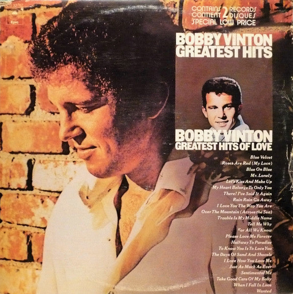 Bobby Vinton- Greatest Hits/ Greatest Hits Of Love - Darkside Records