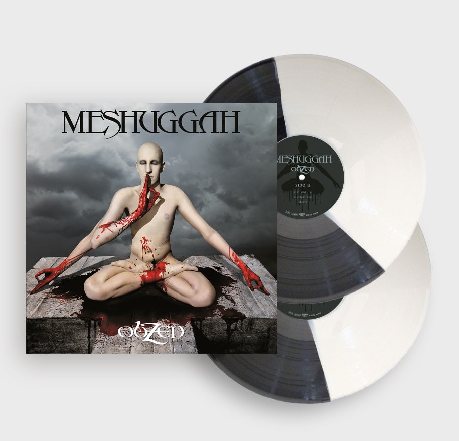 Meshuggah- Obzen: 15th Anniversary Remastered Edition (Indie Exclusive Black/White Vinyl) (PREORDER) - Darkside Records