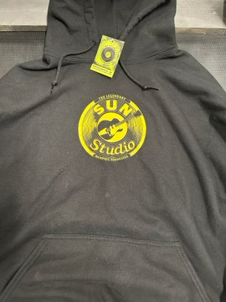 Sun Studio Memphis Tennessee Logo Pullover Hoodie, Blk XL - Darkside Records