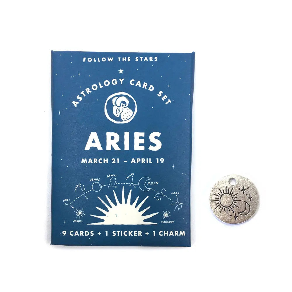 Aries Astrology Card Set