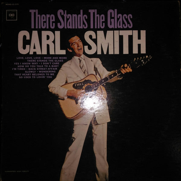 Carl Smith- There Stands The Glass - Darkside Records