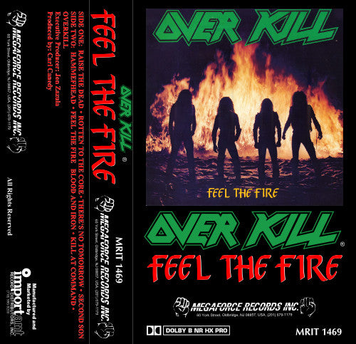 Overkill- Feel The Fire - Darkside Records